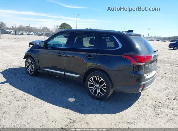 JA4AD3A38HZ063139 2017 MITSUBISHI OUTLANDER Черный Задняя левая четверть