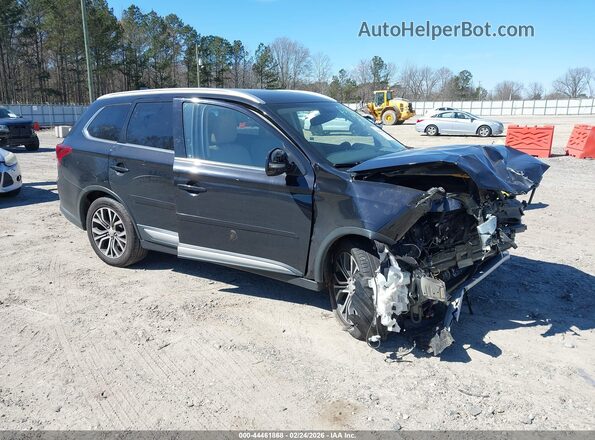JA4AD3A38HZ063139 2017 MITSUBISHI OUTLANDER Черный Передняя правая четверть