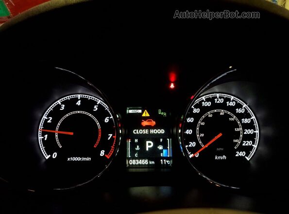 JA4AJ4AW0LU603372 2020 MITSUBISHI RVR Красный Вид щитка приборов