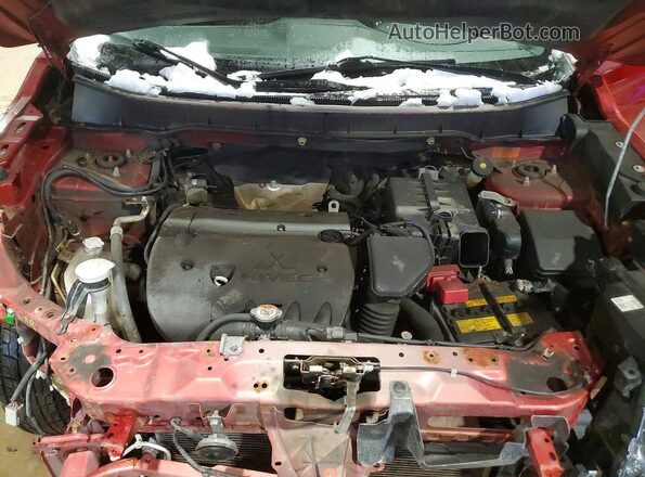 JA4AJ4AW0LU603372 2020 MITSUBISHI RVR Красный Вид подкапотного пространства