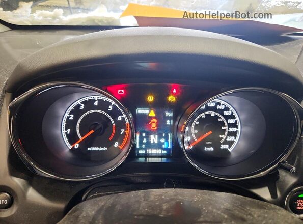 JA4AJ4AW1HZ603536 2017 MITSUBISHI RVR Черный Вид щитка приборов