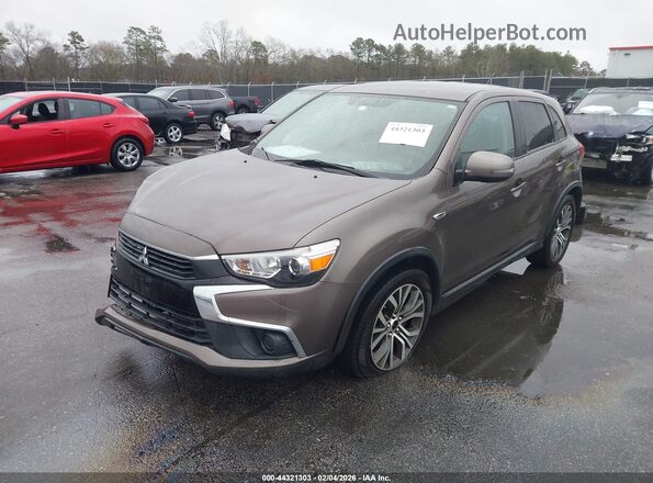 JA4AP3AU5GZ065736 2016 MITSUBISHI OUTLANDER SPORT Коричневый Передняя левая четверть