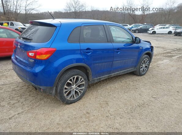 JA4AP3AU9GZ025708 2016 MITSUBISHI OUTLANDER SPORT Blue Tył prawy