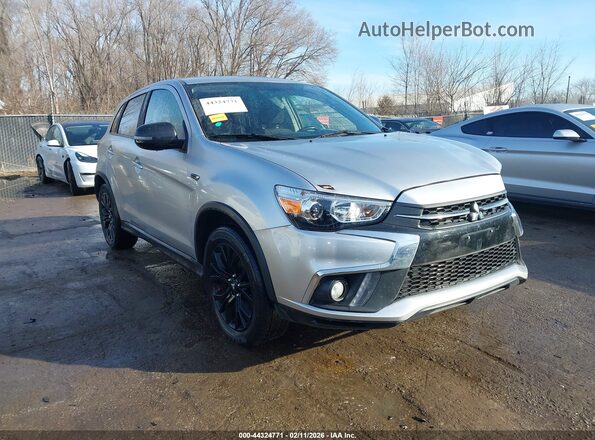 JA4AP3AUXKU009538 2019 MITSUBISHI OUTLANDER SPORT Серебряный Передняя правая четверть