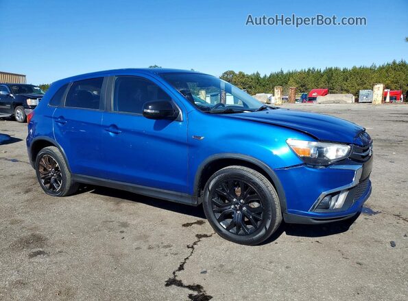 JA4AP3AUXKU009801 2019 MITSUBISHI OUTLANDER Синий Передняя правая четверть