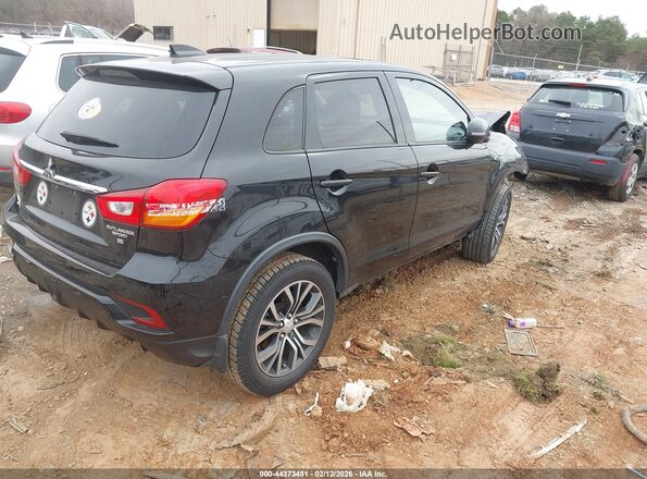 JA4AP3AW5JZ011443 2018 MITSUBISHI OUTLANDER SPORT Черный Задняя правая четверть