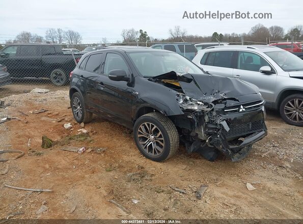 JA4AP3AW5JZ011443 2018 MITSUBISHI OUTLANDER SPORT Черный Передняя правая четверть