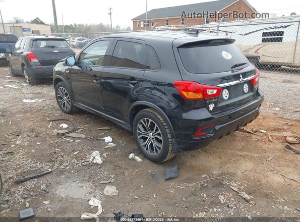 JA4AP3AW5JZ011443 2018 MITSUBISHI OUTLANDER SPORT Черный Задняя левая четверть