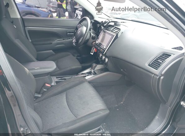 JA4APUAU1MU022302 2021 MITSUBISHI OUTLANDER SPORT Черный Вид салона спереди