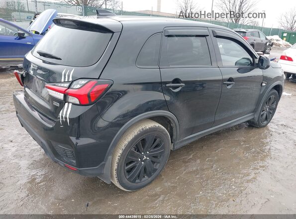 JA4APUAU1MU022302 2021 MITSUBISHI OUTLANDER SPORT Черный Задняя правая четверть