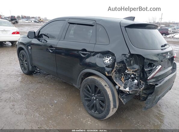 JA4APUAU1MU022302 2021 MITSUBISHI OUTLANDER SPORT Черный Задняя левая четверть