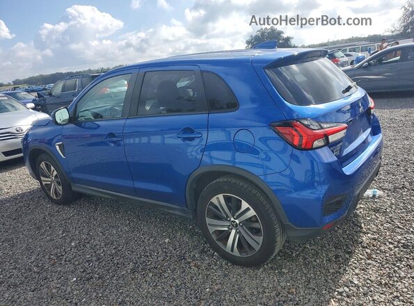 JA4APVAU6MU013942 2021 MITSUBISHI OUTLANDER Blue Trasero izquierdo