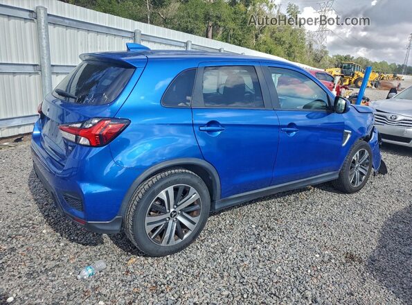 JA4APVAU6MU013942 2021 MITSUBISHI OUTLANDER Blue Trasero derecho