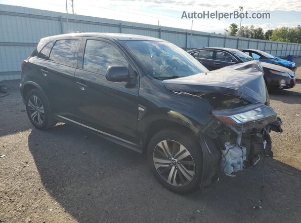 JA4AR3AU1LU014798 2020 MITSUBISHI OUTLANDER Черный Передняя правая четверть