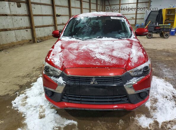 JA4AR3AU2GZ042375 2016 MITSUBISHI OUTLANDER Красный Вид спереди