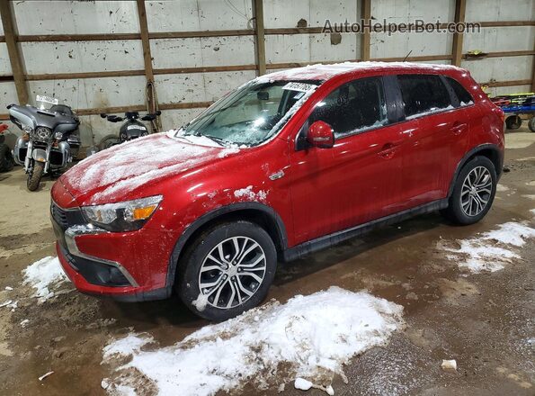 JA4AR3AU2GZ042375 2016 MITSUBISHI OUTLANDER Красный Передняя левая четверть