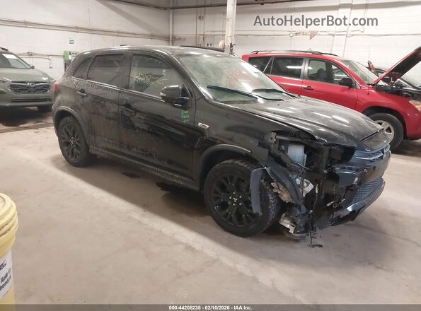 JA4AR3AU7KU032124 2019 MITSUBISHI OUTLANDER SPORT Черный Передняя правая четверть