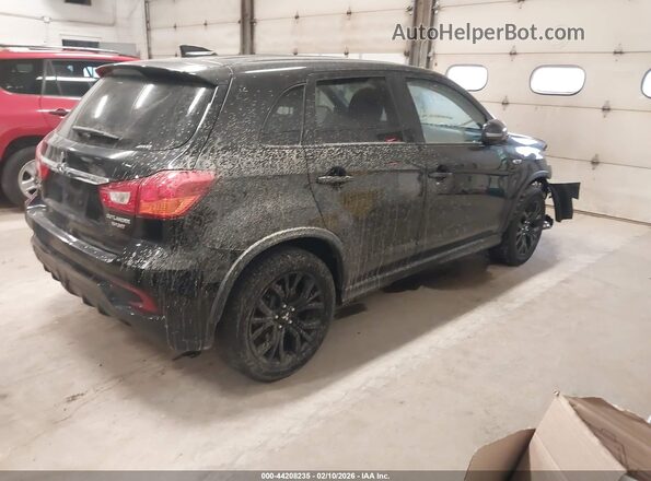 JA4AR3AU7KU032124 2019 MITSUBISHI OUTLANDER SPORT Черный Задняя правая четверть