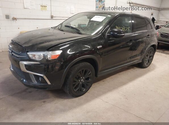 JA4AR3AU7KU032124 2019 MITSUBISHI OUTLANDER SPORT Черный Передняя левая четверть