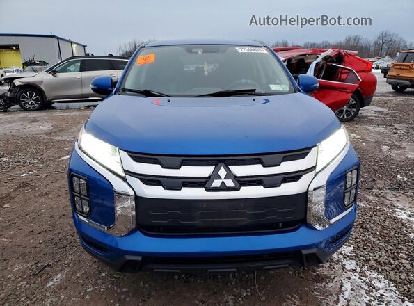 JA4AR3AU8LU024115 2020 MITSUBISHI OUTLANDER Blue Вид спереду