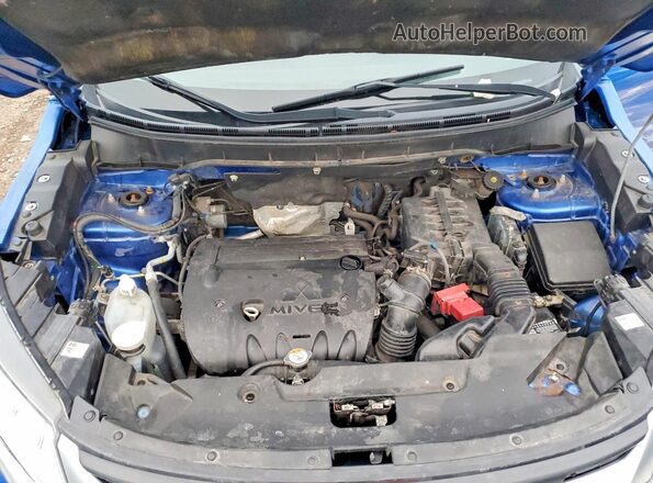 JA4AR3AU8LU024115 2020 MITSUBISHI OUTLANDER Blue Вид підкапотного простору