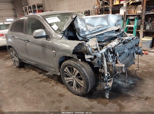 JA4AR3AU8LU024633 2020 MITSUBISHI OUTLANDER SPORT Серый Передняя правая четверть