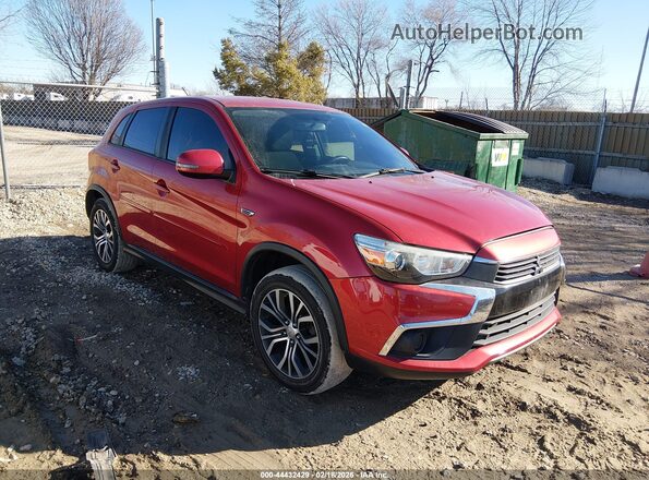 JA4AR3AW0GZ033532 2016 MITSUBISHI OUTLANDER SPORT Красный Передняя правая четверть