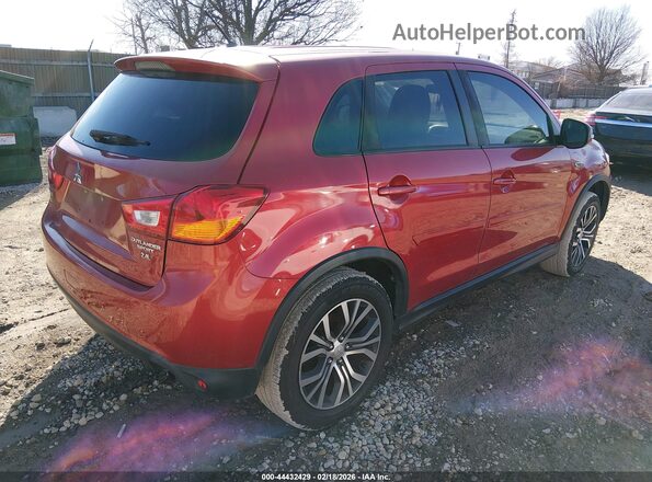 JA4AR3AW0GZ033532 2016 MITSUBISHI OUTLANDER SPORT Красный Задняя правая четверть