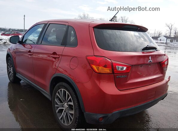 JA4AR3AW3GZ042614 2016 MITSUBISHI OUTLANDER SPORT Красный Задняя левая четверть
