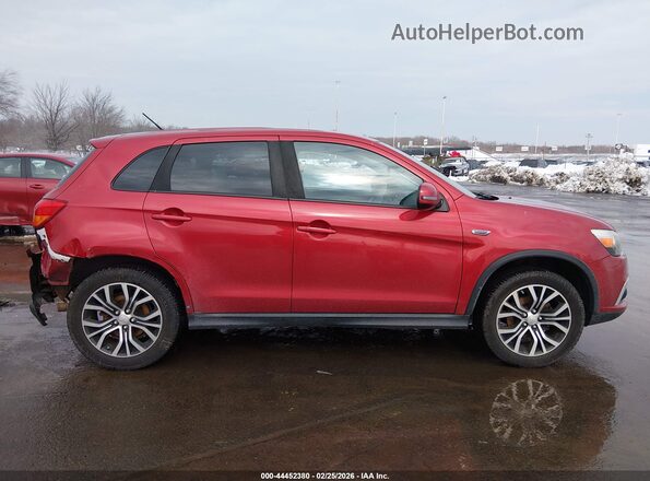 JA4AR3AW3GZ042614 2016 MITSUBISHI OUTLANDER SPORT Красный Вид задней части салона