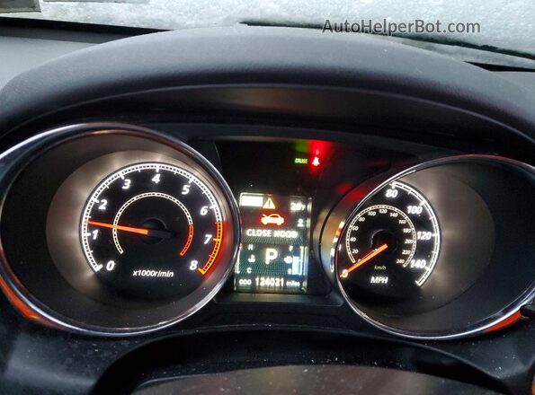 JA4AR3AW6GZ052229 2016 MITSUBISHI OUTLANDER Серый Вид щитка приборов