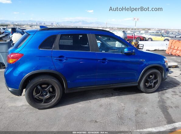 JA4AR4AW0HZ055859 2017 MITSUBISHI OUTLANDER SPORT Blue Rear interior view