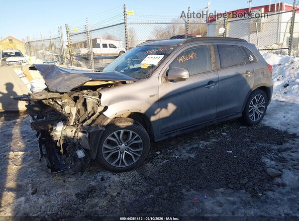 JA4AR4AW1KU026763 2019 MITSUBISHI OUTLANDER SPORT Серый Передняя левая четверть