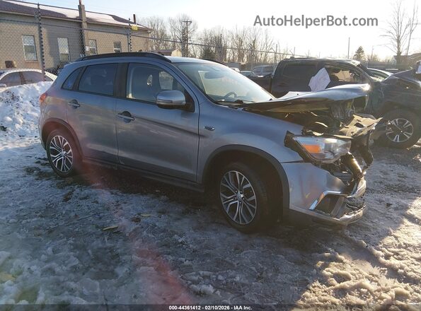 JA4AR4AW1KU026763 2019 MITSUBISHI OUTLANDER SPORT Серый Передняя правая четверть