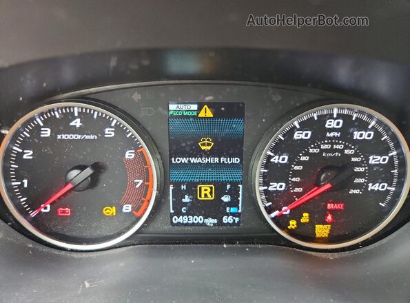 JA4AT3AA6JZ064166 2018 MITSUBISHI ECLIPSE Серебряный Вид щитка приборов