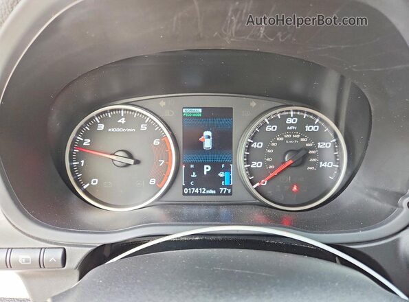 JA4ATUAA7PZ000314 2023 MITSUBISHI ECLIPSE White Widok zestawu wskaźników