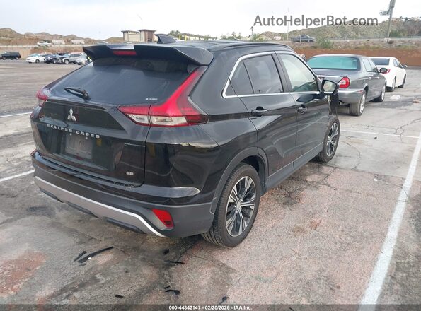 JA4ATWAA2NZ001427 2022 MITSUBISHI ECLIPSE Черный Задняя правая четверть