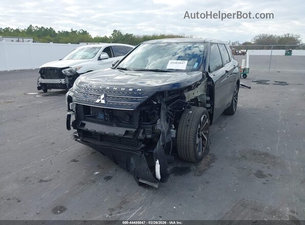 JA4J3VA82RZ006589 2024 MITSUBISHI OUTLANDER Black წინა მარცხენა ხედი სამი მეოთხედიდან
