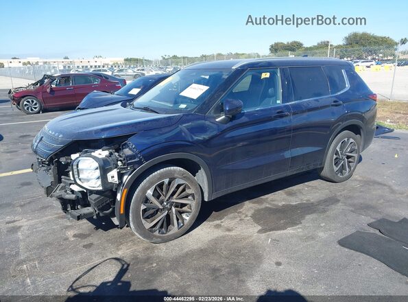JA4J3WA89RZ005350 2024 MITSUBISHI OUTLANDER Navy Передняя левая четверть