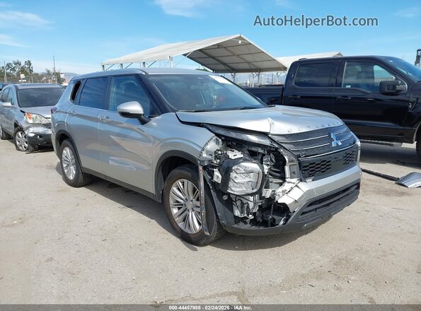 JA4J4TA86PZ028822 2023 MITSUBISHI OUTLANDER Серебряный Передняя правая четверть
