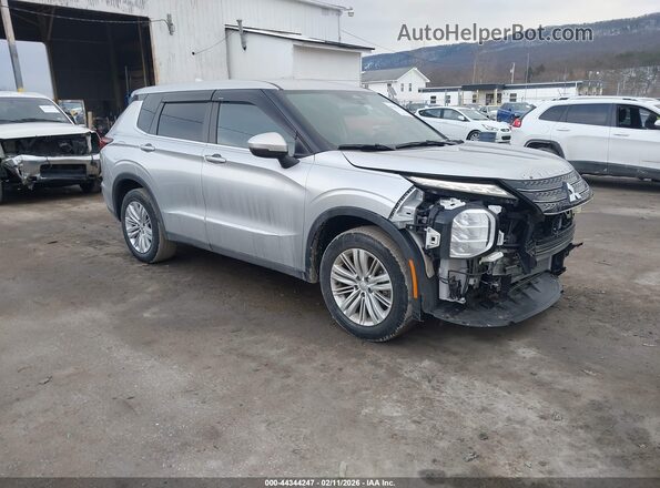 JA4J4TA89NZ018170 2022 MITSUBISHI OUTLANDER Серебряный Передняя правая четверть
