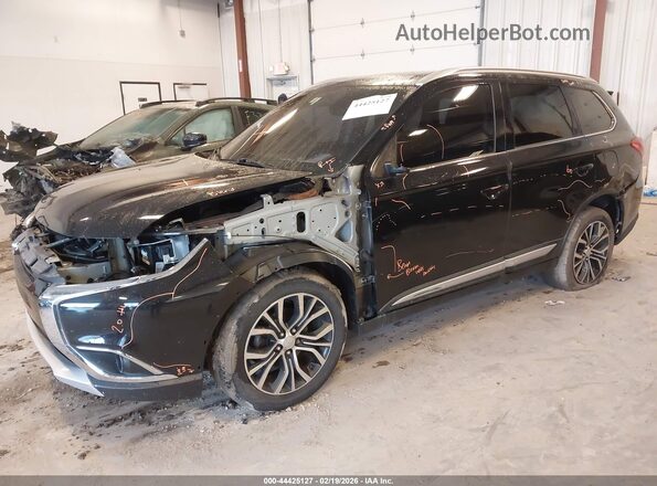 JA4JZ4AX5HZ023756 2017 MITSUBISHI OUTLANDER Черный Передняя левая четверть