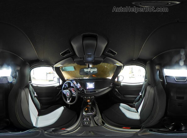 JC1NFAEK3H0106844 2017 FIAT 124 Белый Панорамный вид салона 360°