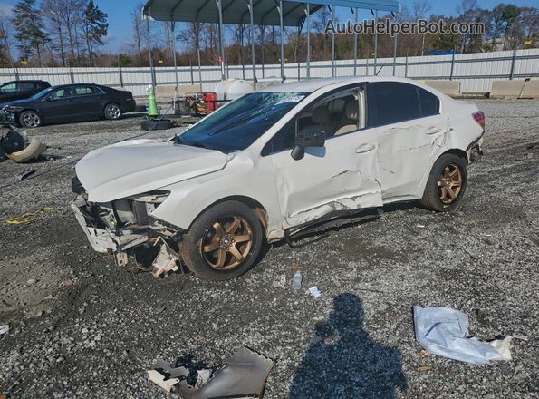 JF1GJAB61GH009763 2016 SUBARU IMPREZA Белый Передняя левая четверть
