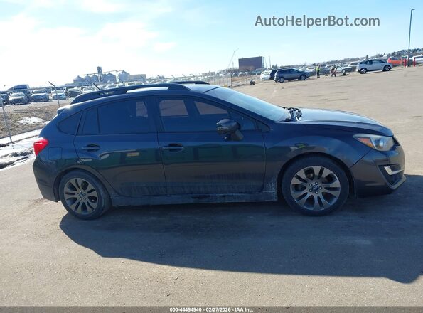 JF1GPAP68G9349445 2016 SUBARU IMPREZA Серый Вид задней части салона