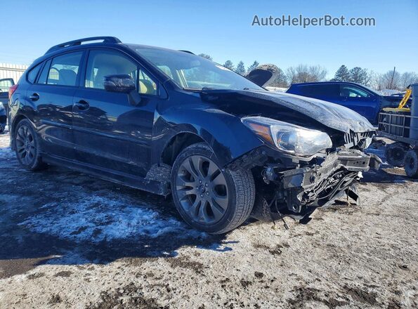 JF1GPAP6XG8201383 2016 SUBARU IMPREZA Черный Передняя правая четверть