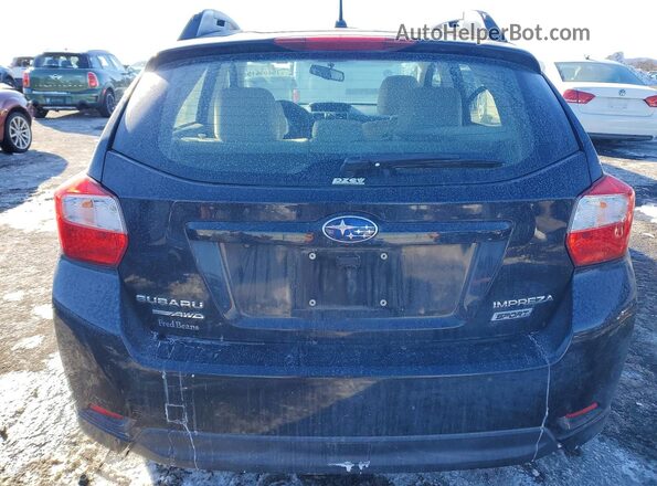 JF1GPAP6XG8201383 2016 SUBARU IMPREZA Черный Вид сзади