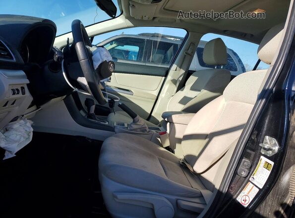 JF1GPAP6XG8201383 2016 SUBARU IMPREZA Черный Вид салона спереди