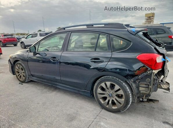 JF1GPAS60G8258392 2016 SUBARU IMPREZA Black Trasero izquierdo