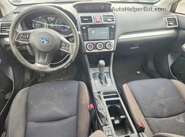 JF1GPAS60G8258392 2016 SUBARU IMPREZA Black Vista del salpicadero